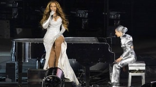 Beyoncé performt bei einem Auftritt auf ihrer "Renaissance World Tour".