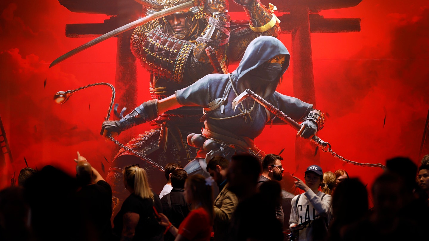 Vorstellung vom Computerspiel Assassins Creed Shadows von Ubisoft auf der Gamescom 2024 in Köln.