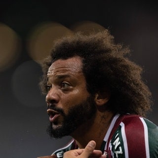 Marcelo streitet sich während dem Spiel Fluminense gegen Juventude.