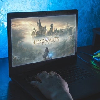 Das Videogame Hogwarts Legacy am PC.