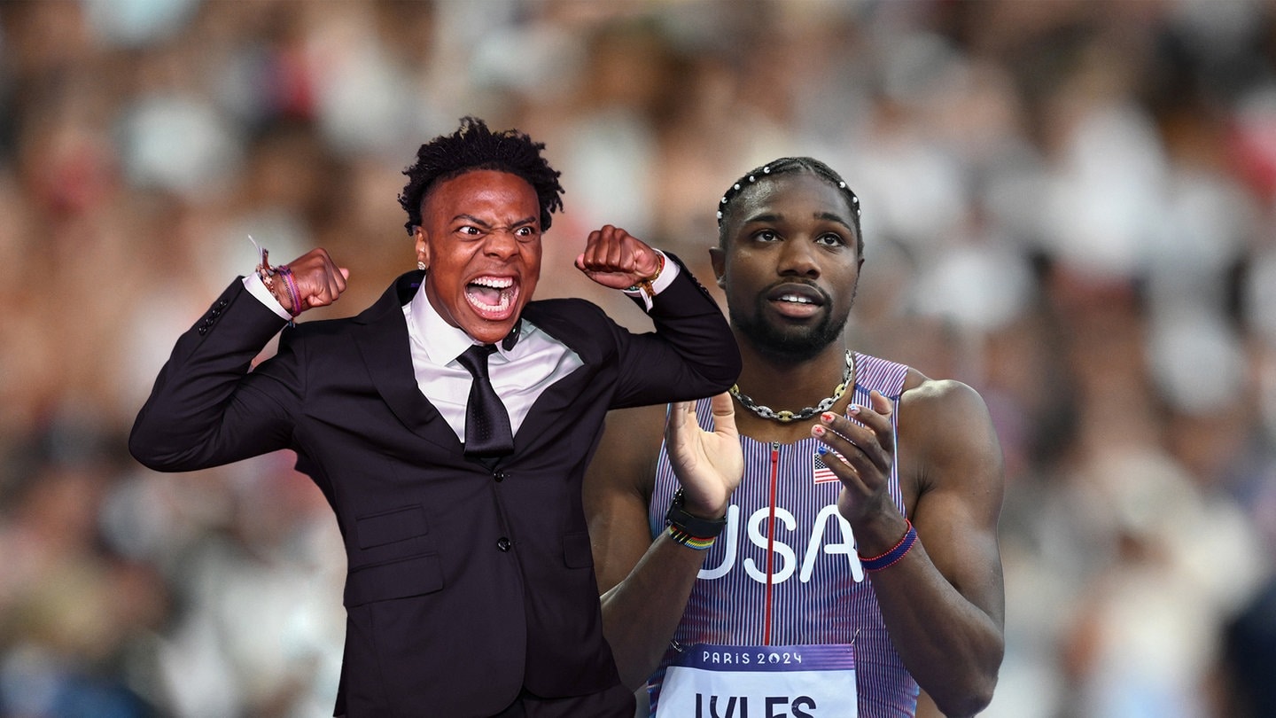 US-Streamer IShowSpeed hat sich in einem Stream mit US-Sprintstar Noah Lyles auf 50 Metern duelliert.