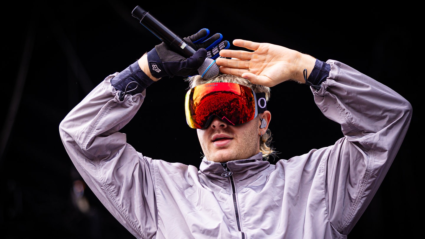 Der deutsche Rapper «Ski Aggu» (August Jean Diederich) tritt beim Hurricane Festival auf.