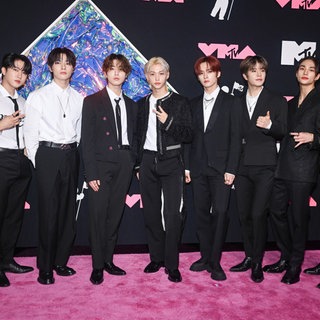 Die K-Pop-Band Stray Kids bei den MTV Video Music Awards 2023.