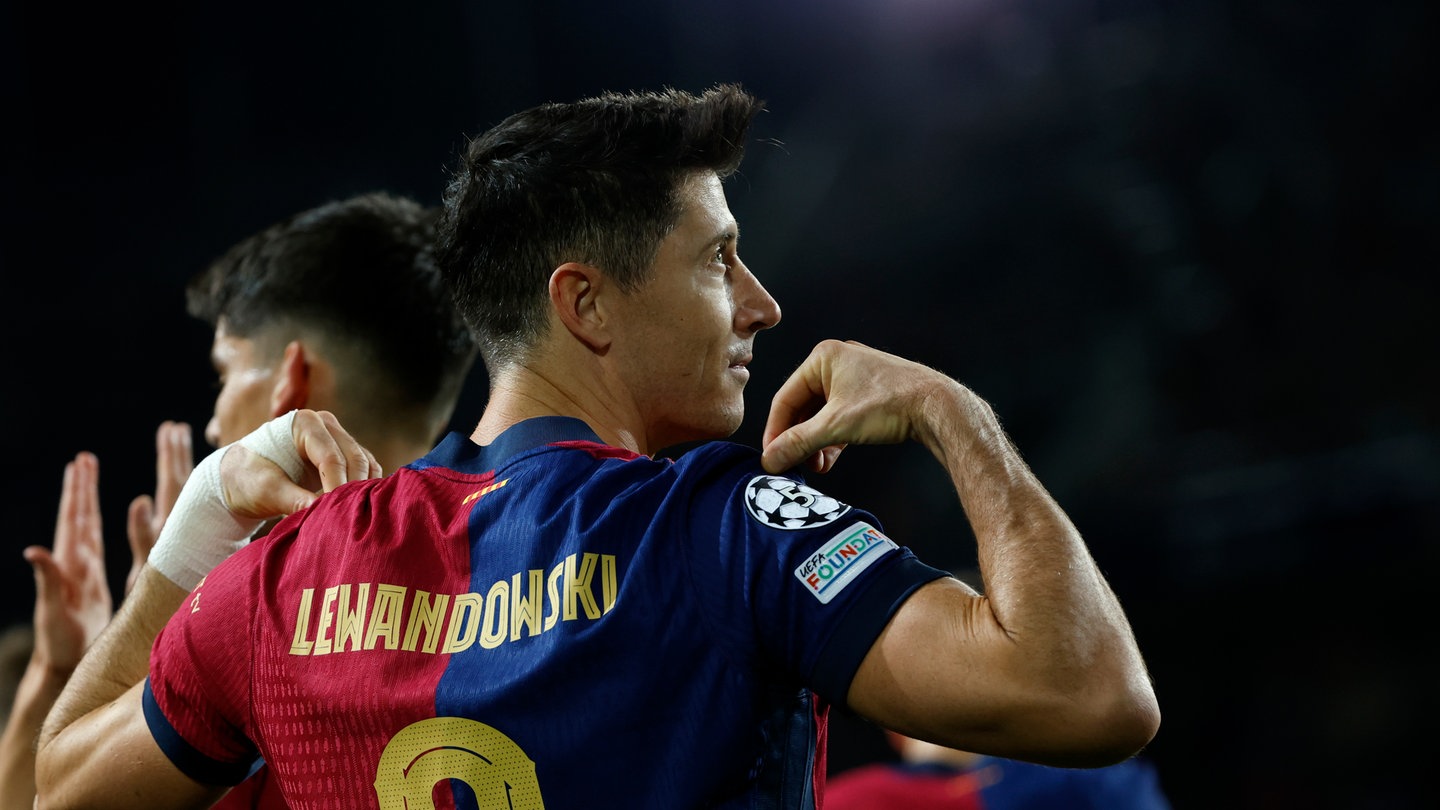 Robert Lewandowski im Trikot des FC Barcelona