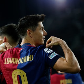 Robert Lewandowski im Trikot des FC Barcelona