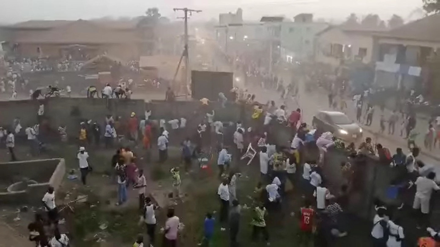 Ausschreitungen rund um ein Fußballspiel in Guinea