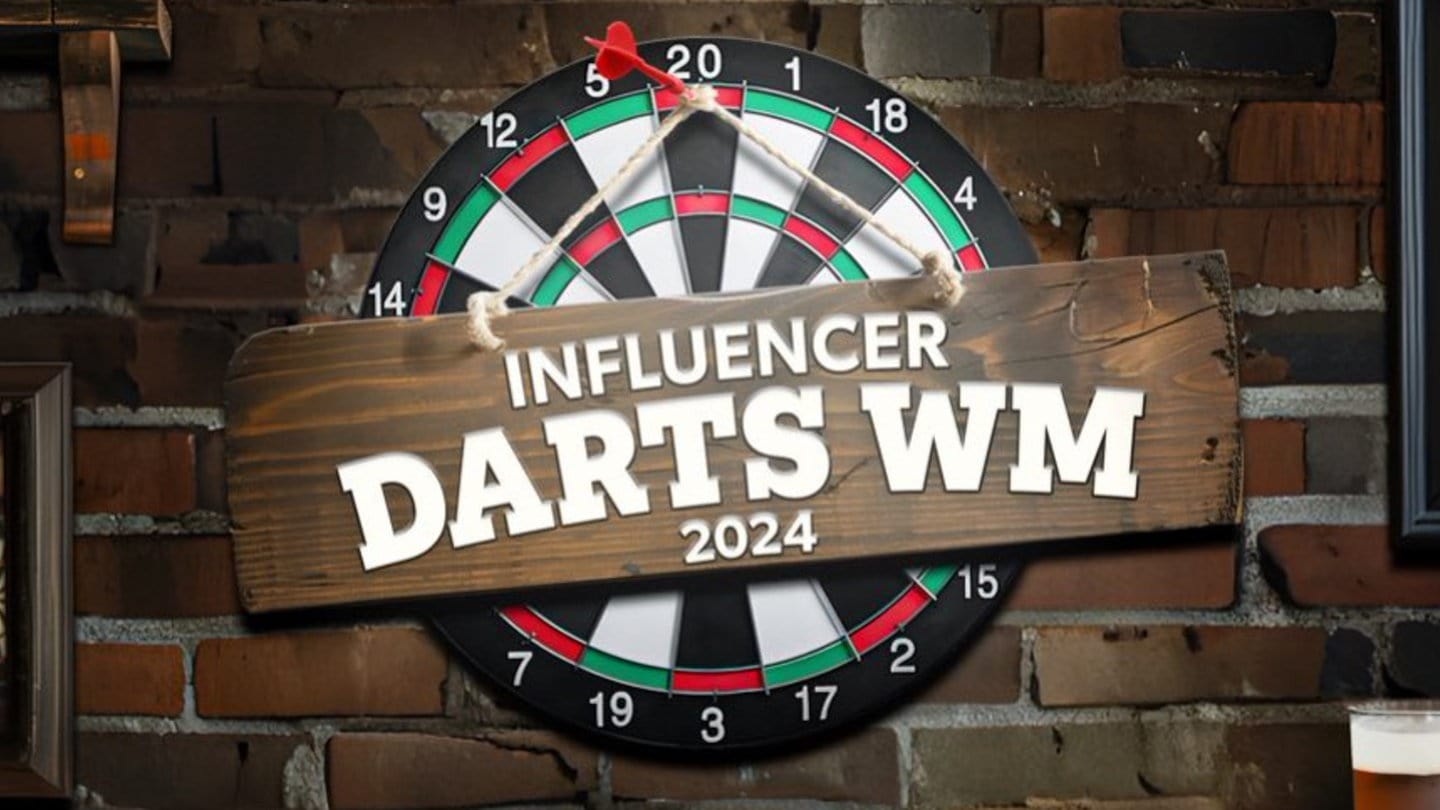 Logo der Influencer Darts WM 2024.