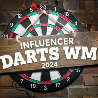 Logo der Influencer Darts WM 2024.