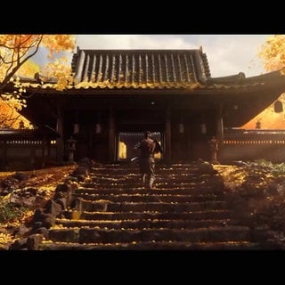 Eine Szene aus dem Trailer zum Game "Ghost of Tsushima"