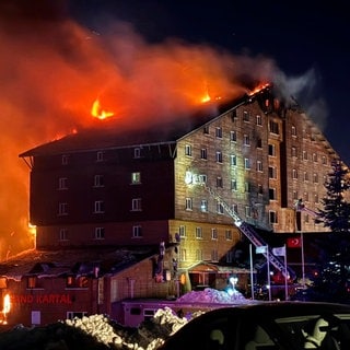 Brand in Hotel in türkischem Skigebiet