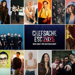 Beim deutschen ESC-Vorentscheid "Chefsache ESC 2025 - Wer singt für Deutschland?" treten 24 Acts gegeneinander an. Sie alle wollen zum Eurovision Song Contest 2025 nach Basel fahren.