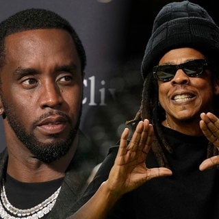 Eine Foto Collage von Sean "Diddy" Combs und Jay-Z- Eine Anklage gegen die beiden wegen mutmaßlichem Missbrauch hat eine Frau jetzt zurückgezogen.