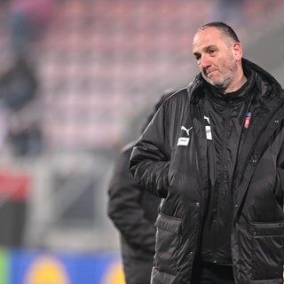 Heidenheim-Trainer Frank Schmidt gegen Kopenhagen